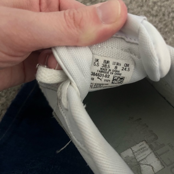White Puma Sneakers - Picture 1 of 3